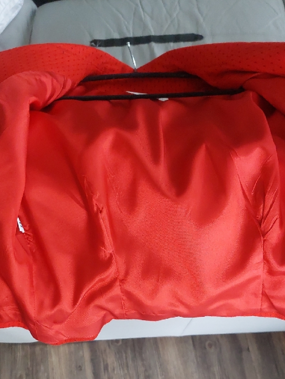 Dior VINTAGE Red Double-Breasted CROPPED Jacket - Picture 6 of 11